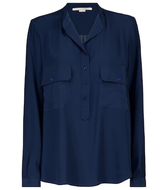 Blouse Estelle en crêpe de soie | Stella McCartney
