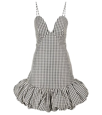 Sienna gingham minidress | Khaite