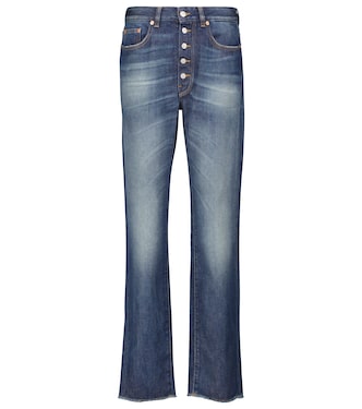 Jeans rectos de talle alto | MM6 Maison Margiela