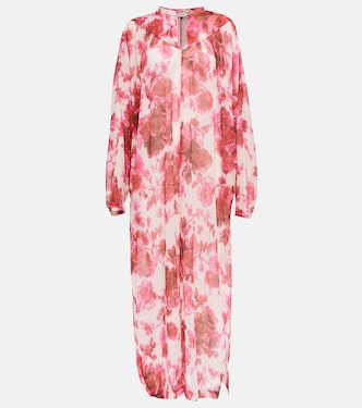 Robe longue à fleurs | Dries Van Noten