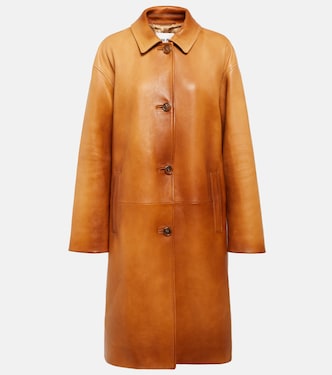 Mantel aus Leder | Miu Miu