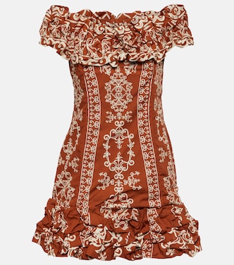 Jardin Calados cotton poplin minidress | Agua by Agua Bendita
