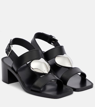 Sandalen Le Cœur aus Leder | Alaïa