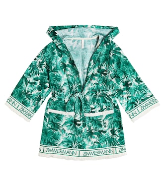 Camisón de algodón estampado | Zimmermann Kids