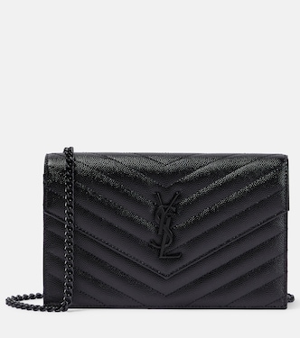 Clutch Envelope Cassandre in pelle con tracolla | Saint Laurent