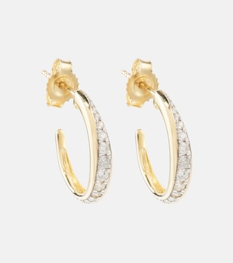 Boucles d’oreilles Twist en or 10 ct | Stone and Strand