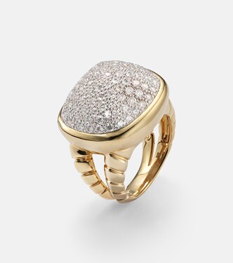 Bague Tigella en or 18 ct et diamants | Marina B