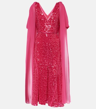 Vestido midi con lentejuelas | Erdem