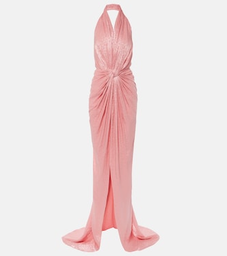 Robe Joa aus Georgette | Costarellos