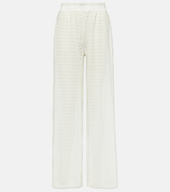 Sienna open-knit wide-leg pants | Melissa Odabash