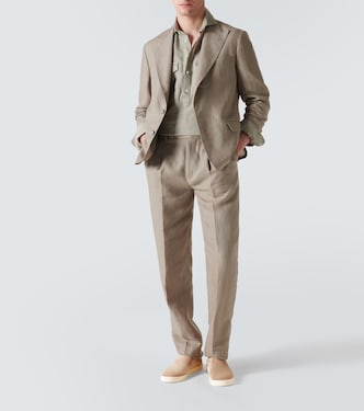 Zapatillas slip-on de ante | Brunello Cucinelli