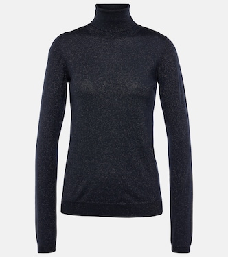 Top de cuello alto de mezcla de cachemir | Brunello Cucinelli