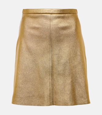 Lucie 22 leather miniskirt | Stouls
