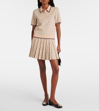 Polo in jacquard con logo | Tory Burch