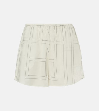 Shorts Monogram aus einem Baumwollgemisch | Toteme