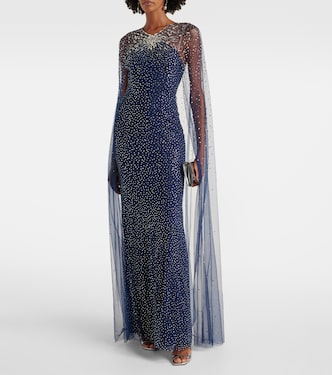 Robe longue Mabel à ornements | Jenny Packham