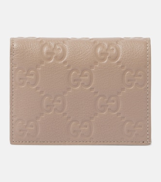 Portafoglio GG in pelle goffrata | Gucci