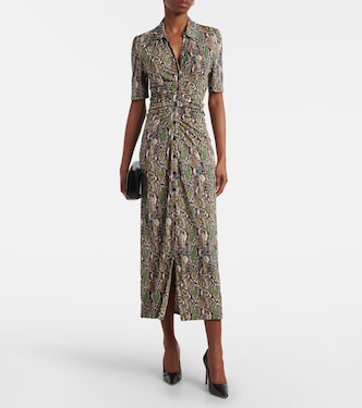 Zoey printed jersey midi dress | Diane von Furstenberg