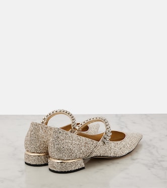 Bing glitter ballet flats | Jimmy Choo