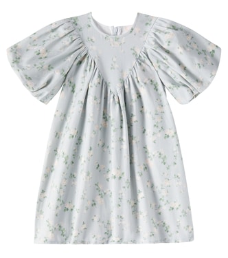 Bedrucktes Kleid aus Baumwoll-Chambray | Petite Amalie  
