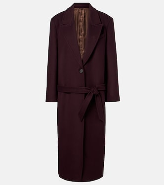 Wool-blend twill coat | The Attico