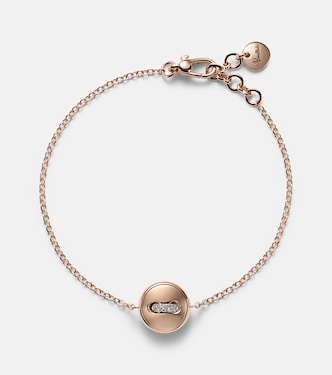 Bracelet Pom Pom Dot en or rose 18 ct, turquoise et diamants | Pomellato