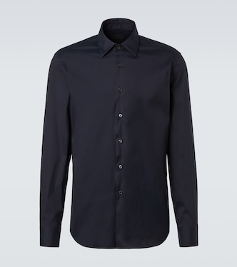 Cotton-blend shirt | Prada