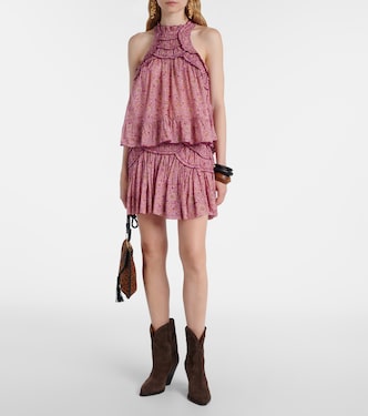 Carlee printed ruffled cotton blouse | Marant Etoile