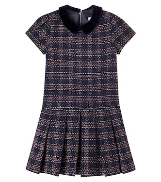 Robe en tweed et velours | Tartine et Chocolat