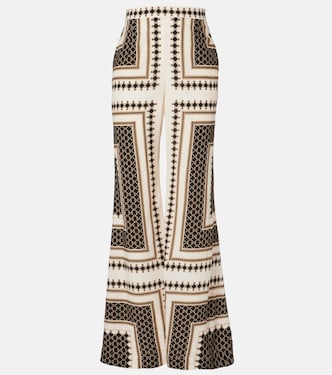 Pantalon ample imprimé | Zimmermann