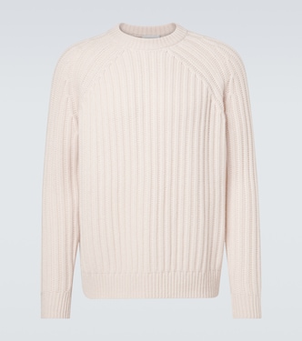 Ribbed-knit wool and cashmere sweater | Allude