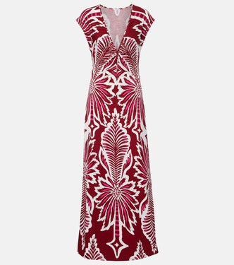Nova floral jersey maxi dress | Poupette St Barth