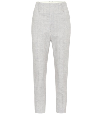 Pantalon Noah en laine mélangée à carreaux | Marant Etoile