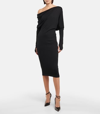 Vestido midi de mezcla de cachemir | Tom Ford