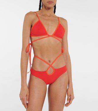 Wraparound triangle bikini top | Christopher Esber