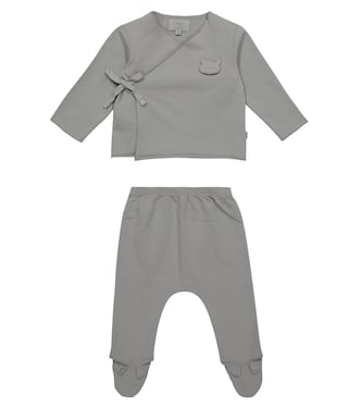 Baby - Cardigan e pantaloni in cotone | Il Gufo