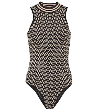 Jacquard cutout bodysuit | Dodo Bar Or