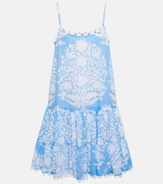 Printed cotton voile minidress | Juliet Dunn