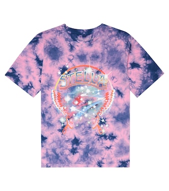 Printed tie-dye cotton jersey T-shirt | Stella McCartney Kids