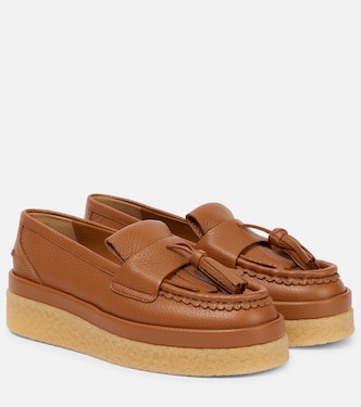 Jamie tasseled leather loafers | Chloé