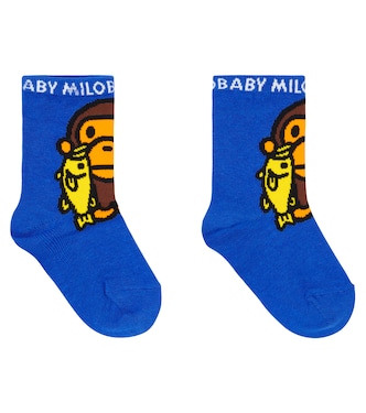 Calcetines Baby Milo® en mezcla de algodón | BAPE Kids