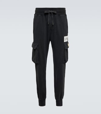 Pantaloni cargo tapered con logo | Dolce&Gabbana