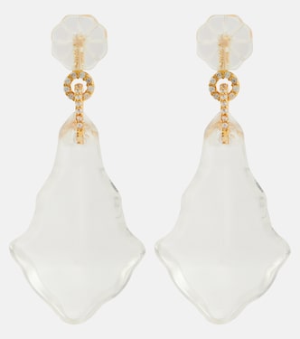 Orecchini Crystal Chandelier placcati in oro | Zimmermann