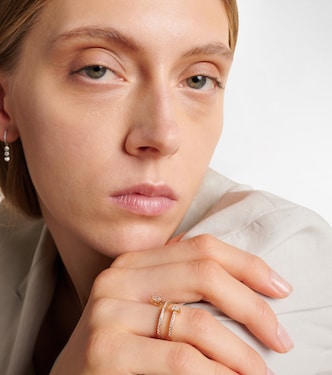 Héra 18kt gold ring with diamonds | Persée