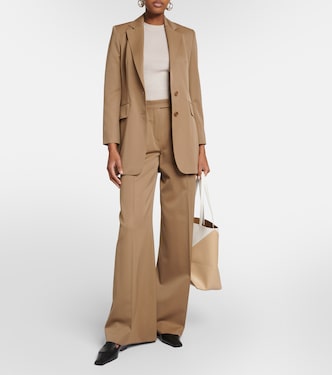 Libbra wool and mohair wide-leg pants | Max Mara