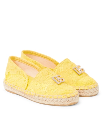 Alpargatas de encaje con DG | Dolce&Gabbana Kids
