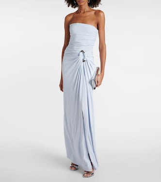 Vestido bustier Emma drapeado de jersey | Simkhai