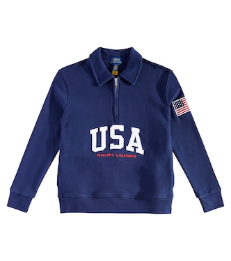 Sudadera de jersey de algodón estampada | Polo Ralph Lauren Kids