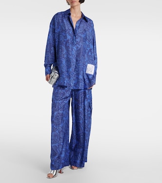 Chemise Ottie imprimée en soie | Zimmermann