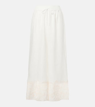 Pantaloni culottes in lino | Alémais